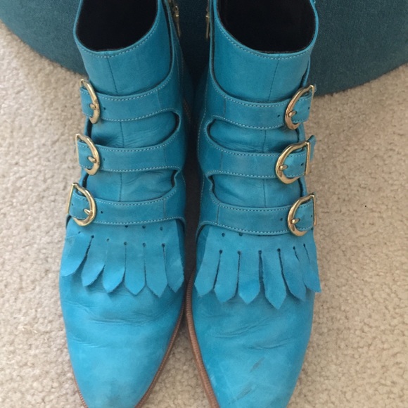 RARE COLOR…Modern Vice Jett Boots rare limited edition turquoise - Picture 8 of 16
